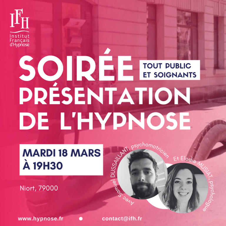 Soirée hypnose IFH à Niort